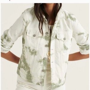 Lucky brand tye dye denim jacket